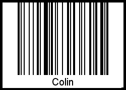 Interpretation von Colin als Barcode