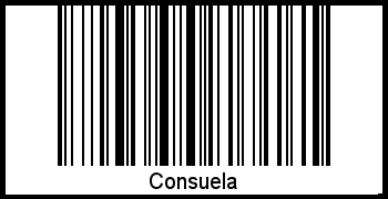 Consuela als Barcode und QR-Code
