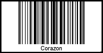 Barcode-Grafik von Corazon
