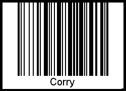 Interpretation von Corry als Barcode