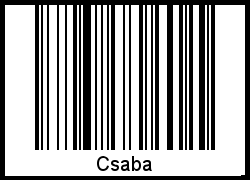 Barcode-Foto von Csaba