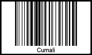 Cumali als Barcode und QR-Code