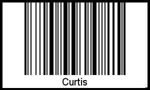 Curtis als Barcode und QR-Code