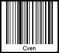 Interpretation von Cven als Barcode