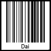 Barcode-Foto von Dai