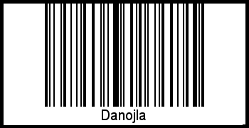 Danojla als Barcode und QR-Code