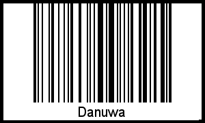 Interpretation von Danuwa als Barcode
