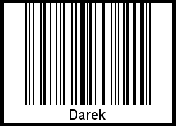 Darek als Barcode und QR-Code