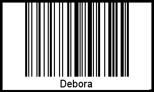 Barcode-Grafik von Debora
