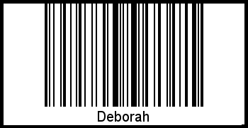 Interpretation von Deborah als Barcode