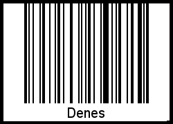 Interpretation von Denes als Barcode