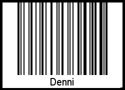 Barcode-Foto von Denni