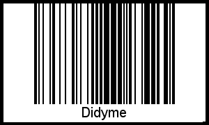 Barcode-Foto von Didyme
