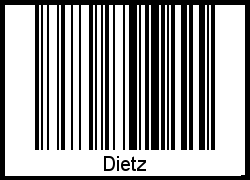 Barcode-Foto von Dietz