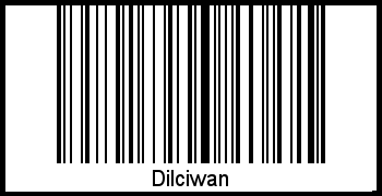 Interpretation von Dilciwan als Barcode