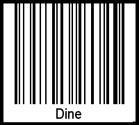 Barcode-Foto von Dine