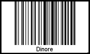 Interpretation von Dinore als Barcode