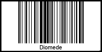 Interpretation von Diomede als Barcode