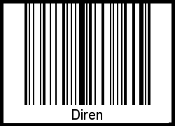 Barcode-Grafik von Diren