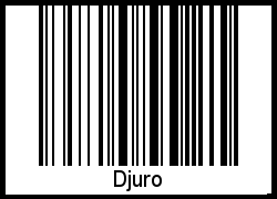 Djuro als Barcode und QR-Code