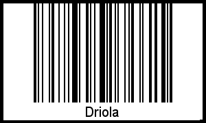 Barcode-Foto von Driola