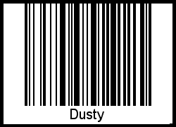 Interpretation von Dusty als Barcode