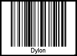 Interpretation von Dylon als Barcode