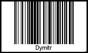 Interpretation von Dymitr als Barcode