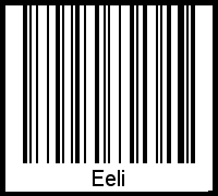Interpretation von Eeli als Barcode