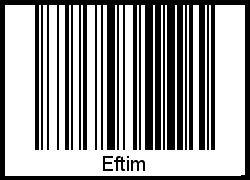 Barcode-Foto von Eftim