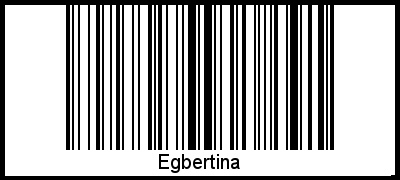 Barcode-Foto von Egbertina