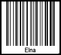 Barcode-Grafik von Elna