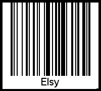 Barcode-Grafik von Elsy