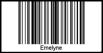 Interpretation von Emelyne als Barcode
