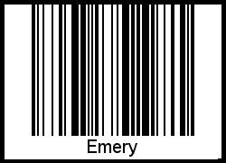 Interpretation von Emery als Barcode