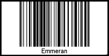 Barcode des Vornamen Emmeran