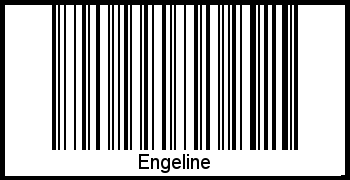Engeline als Barcode und QR-Code