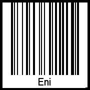 Barcode-Grafik von Eni