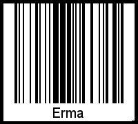 Barcode-Grafik von Erma