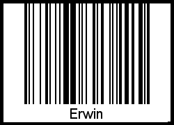 Barcode-Grafik von Erwin
