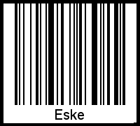 Interpretation von Eske als Barcode