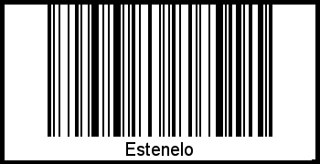 Interpretation von Estenelo als Barcode