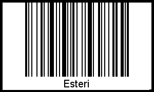 Interpretation von Esteri als Barcode