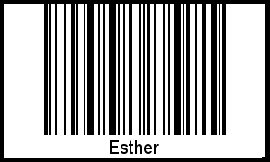 Barcode-Foto von Esther