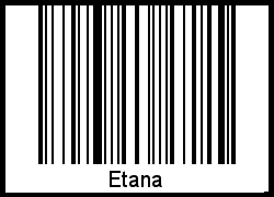 Barcode-Foto von Etana