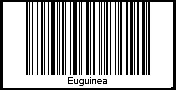Barcode des Vornamen Euguinea
