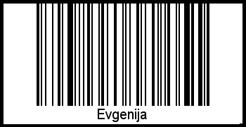 Barcode-Grafik von Evgenija