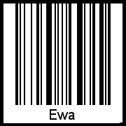 Barcode-Grafik von Ewa