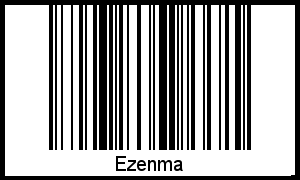 Interpretation von Ezenma als Barcode