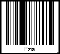 Ezia als Barcode und QR-Code